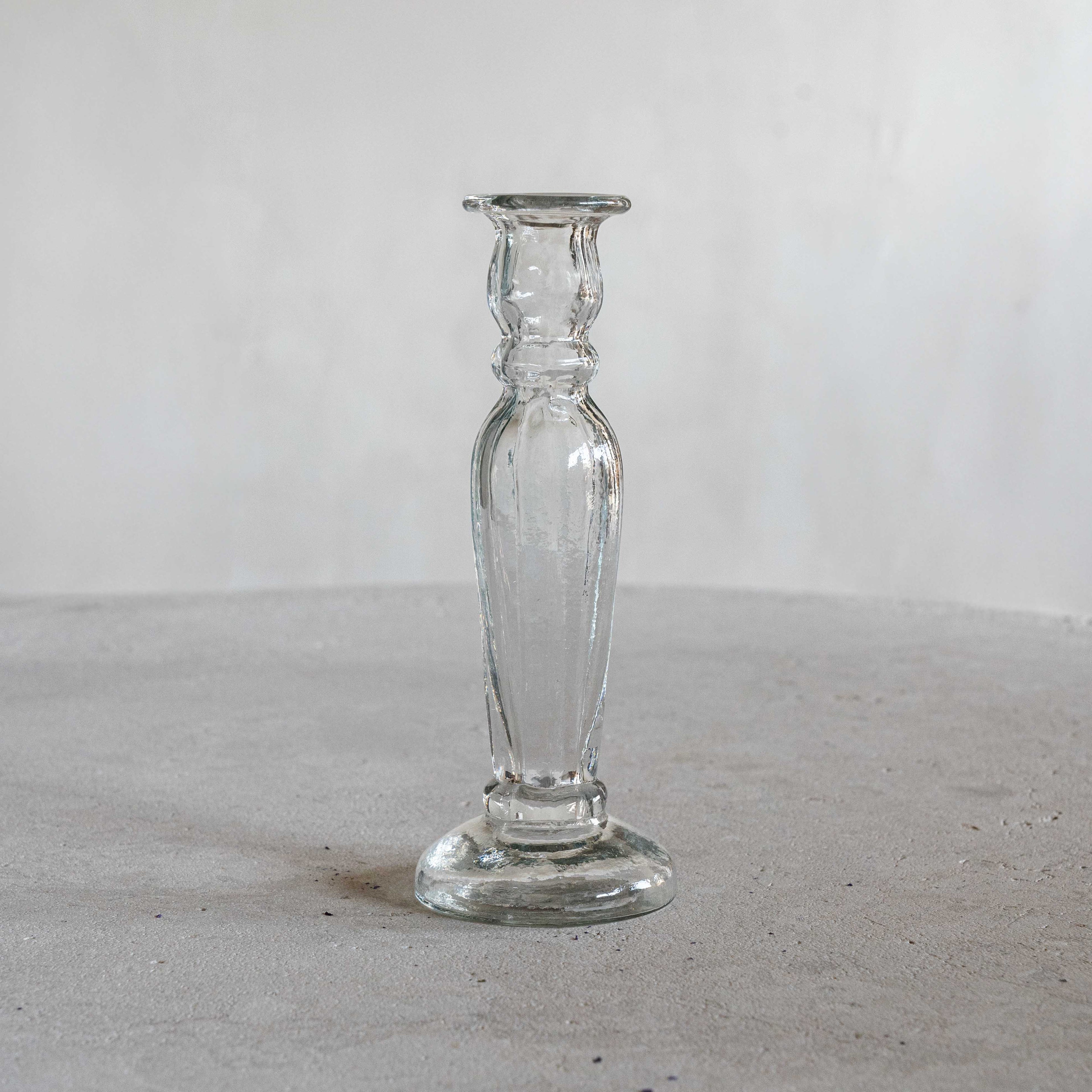 Celestia Vintage Glass Candle Holder