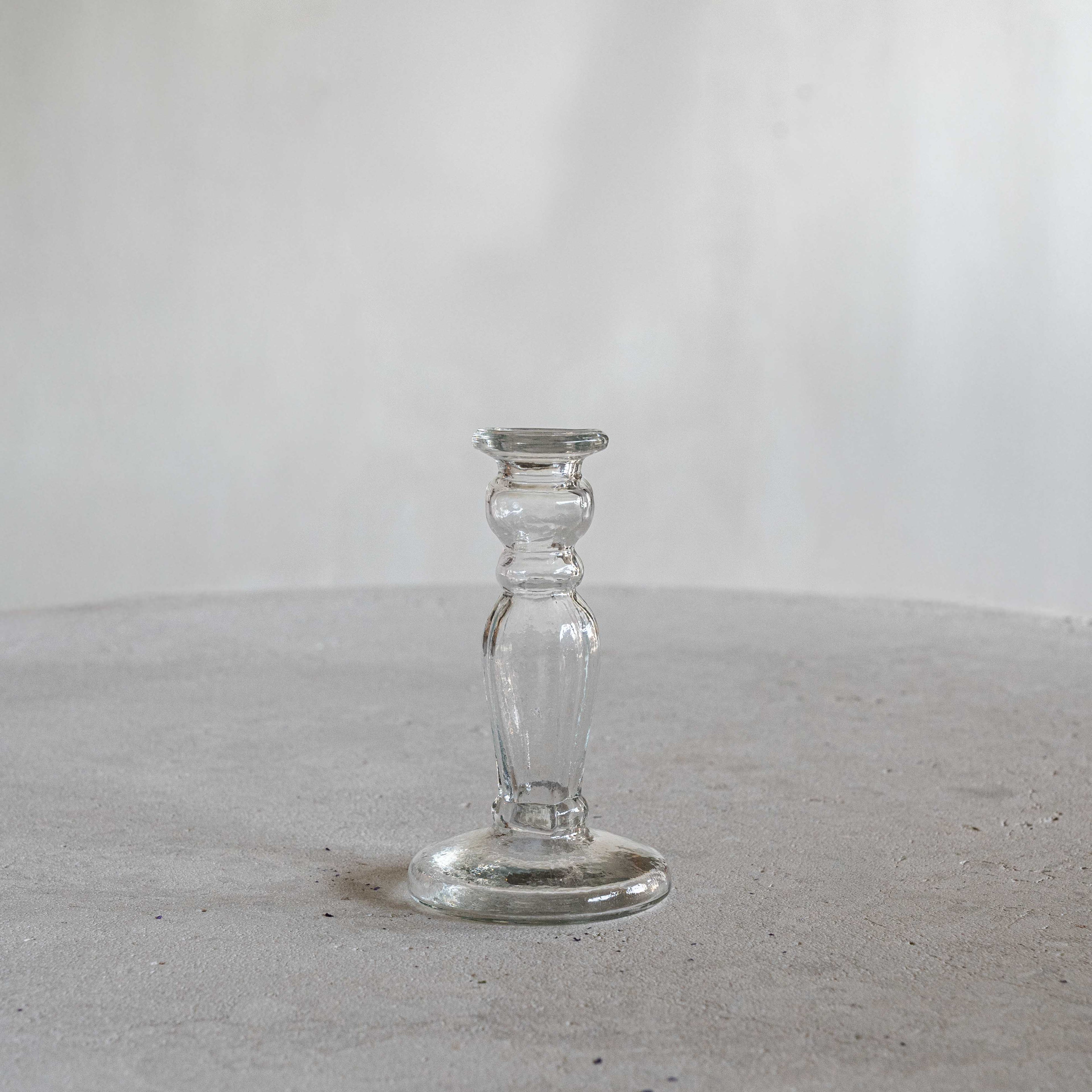 Celestia Vintage Glass Candle Holder